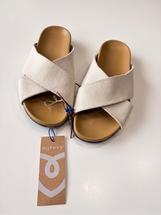 Rothy's Shoes - Rothys Weekend slide size 7 Cream Neutral NWT
